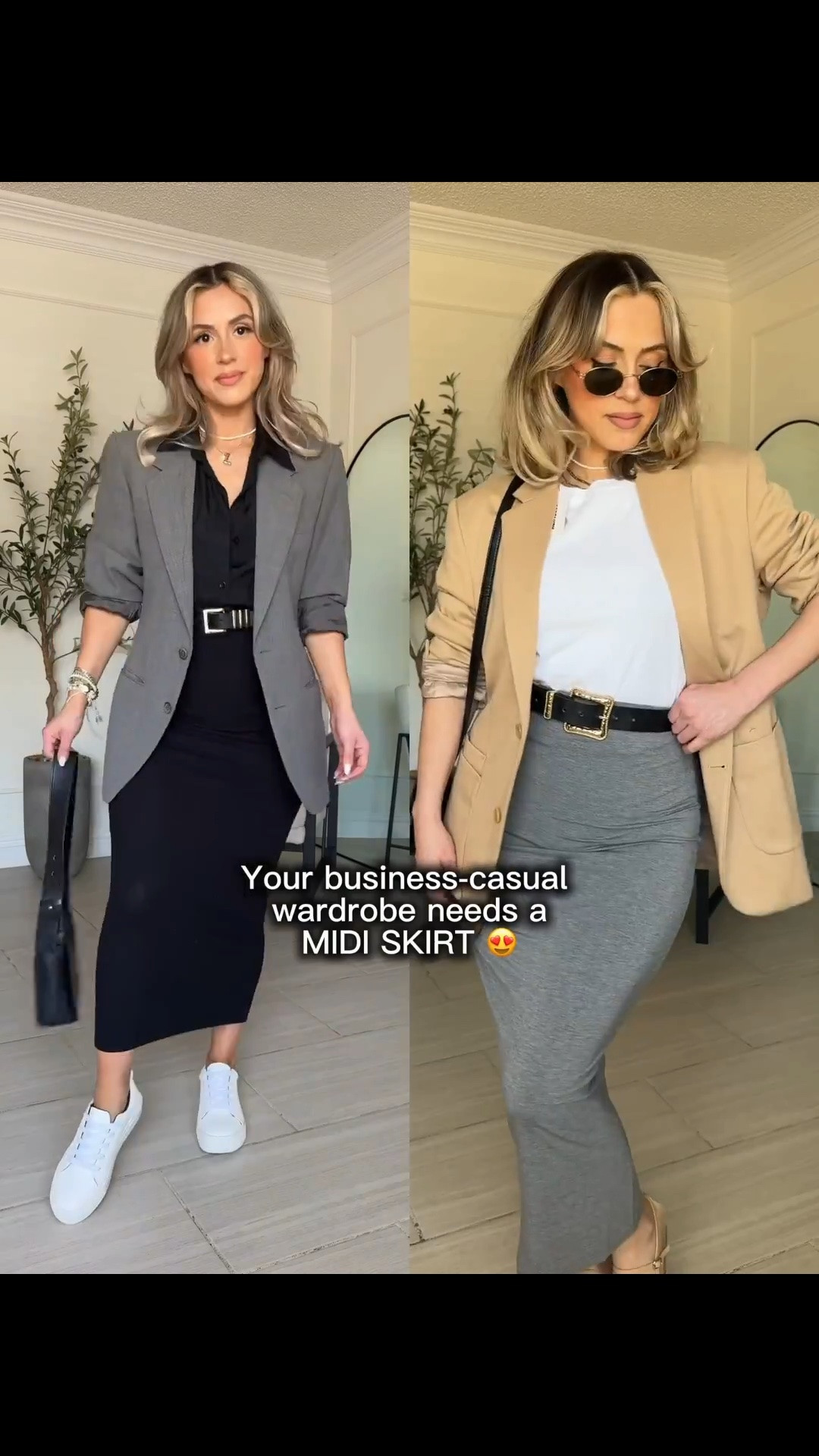 MIDI skirts makes the best business casual staple!

#LTKootd #LTKWorkwear #LTKPetite