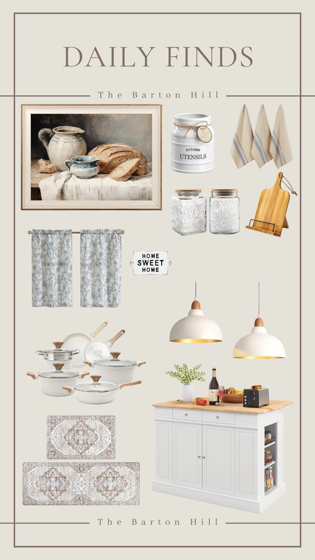 If your kitchen’s been giving “blah” instead of “bake me bread and pour the wine,” I got you. Everything here is cozy cottage perfection—down to the ruffled curtains, vintage-inspired lighting, and the prettiest little island that’s actually practical. Whether you’re organizing your utensils or just here for the vibes… it’s all linked.

Tap to shop these kitchen finds that’ll make your space feel like home finally got her groove back.

#LTKsummer #LTKcanada #LTKspring