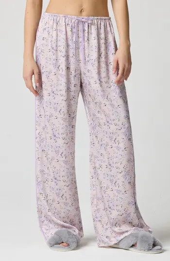 Florence by Mills Drawstring Waist Satin Pajama Pants | Nordstrom | Nordstrom