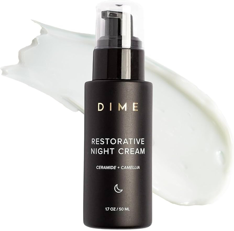 DIME Beauty Restorative Night Cream, Facial Moisturizer with Ceramides and Sea Buckthorn, 1.7 oz ... | Amazon (US)