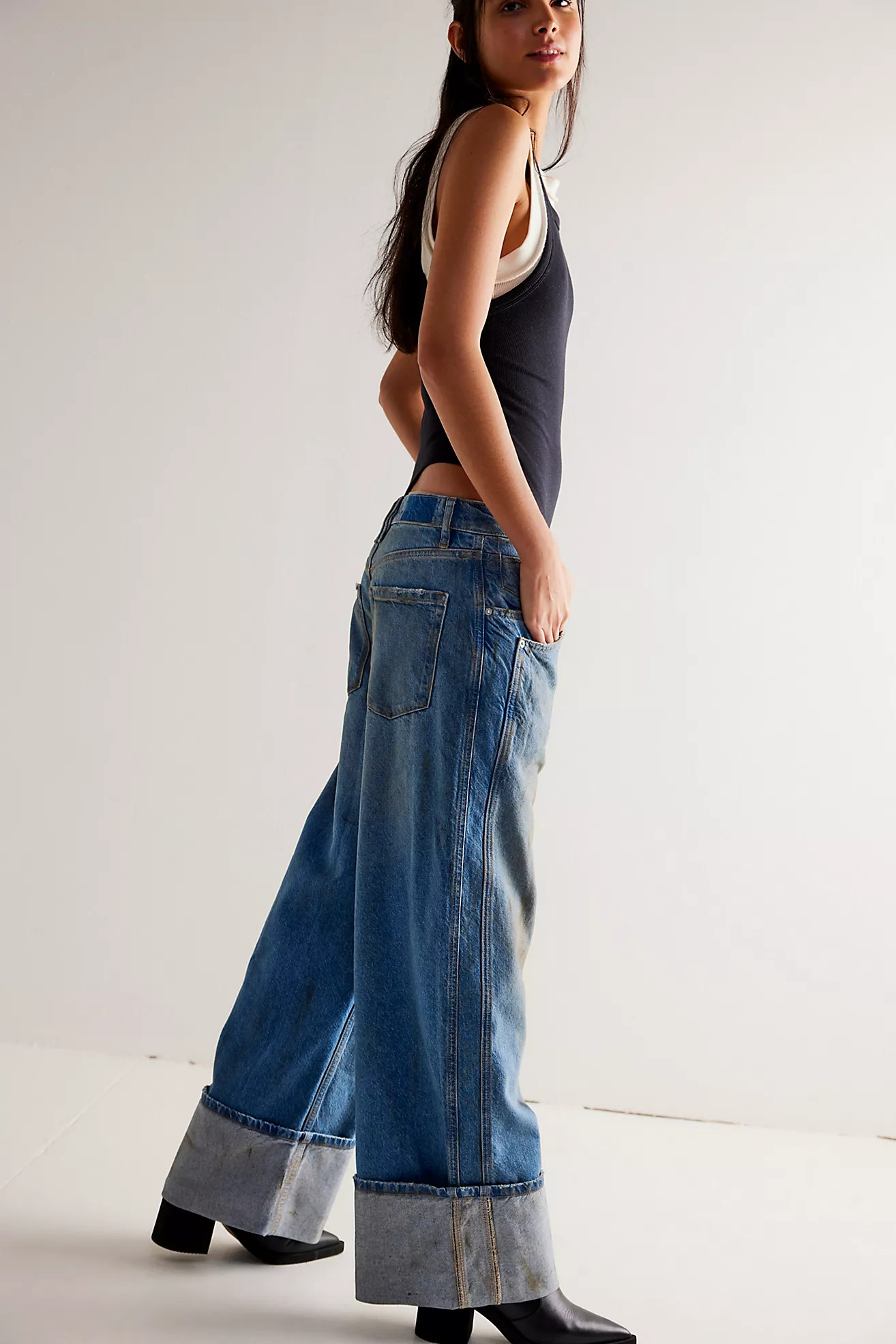 We The Free Final Countdown Cuffed Low-Rise Jeans | Free People (Global - UK&FR Excluded)