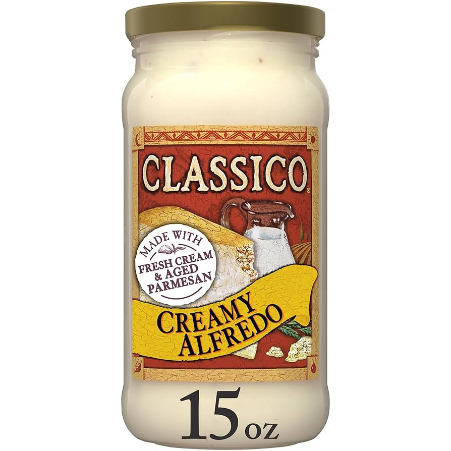 Classico Creamy Alfredo Pasta Sauce, 15 oz Jar | Amazon (US)