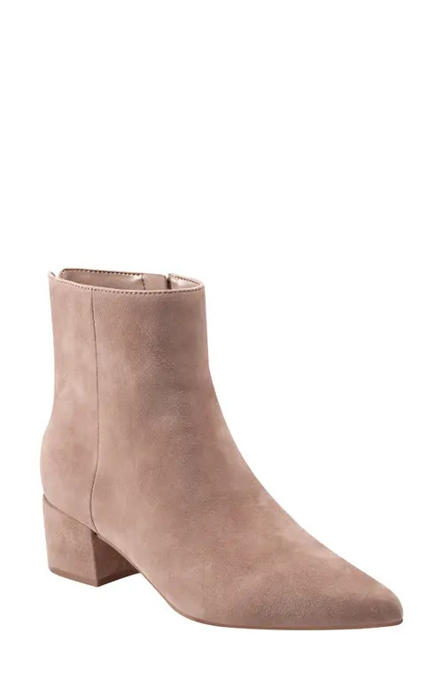 Marc Fisher LTD Leonna Pointed Toe Bootie in Medium Natural at Nordstrom, Size 9.5 | Nordstrom
