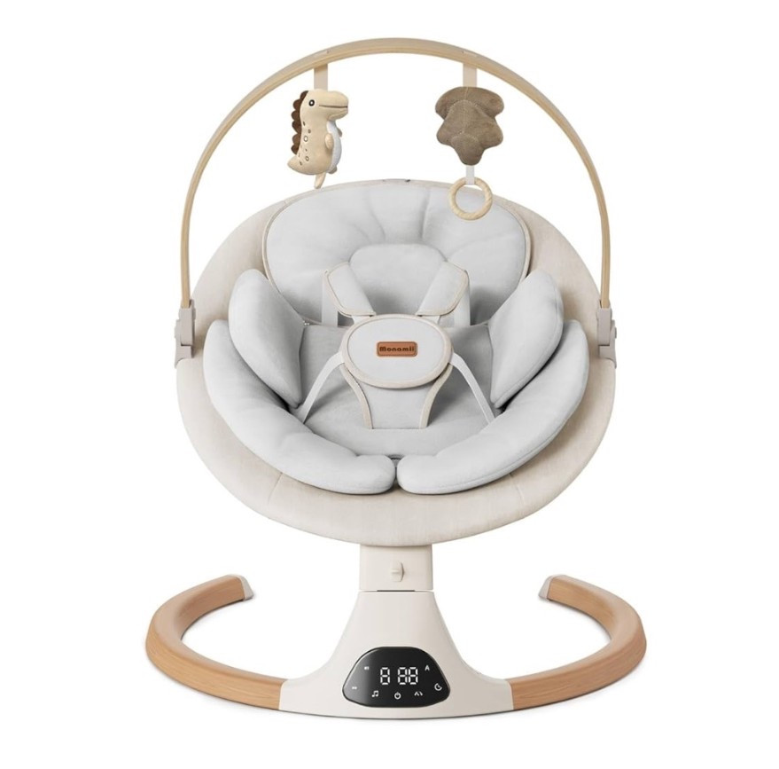 Baby Swings for Infants, Monamii Baby Swing, Bluetooth Infant Swing with Music Speaker, 5 Speeds and Remote Control, Indoor & Outdoor Use 

#LTKBump #LTKBaby #LTKSaleAlert