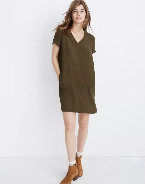 Button-Back Easy Dress | Madewell