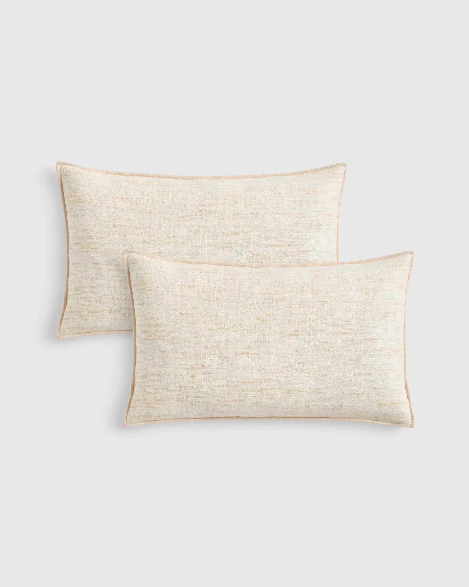 Raw Silk Textured Pillow Cover (Set of 2) | Quince