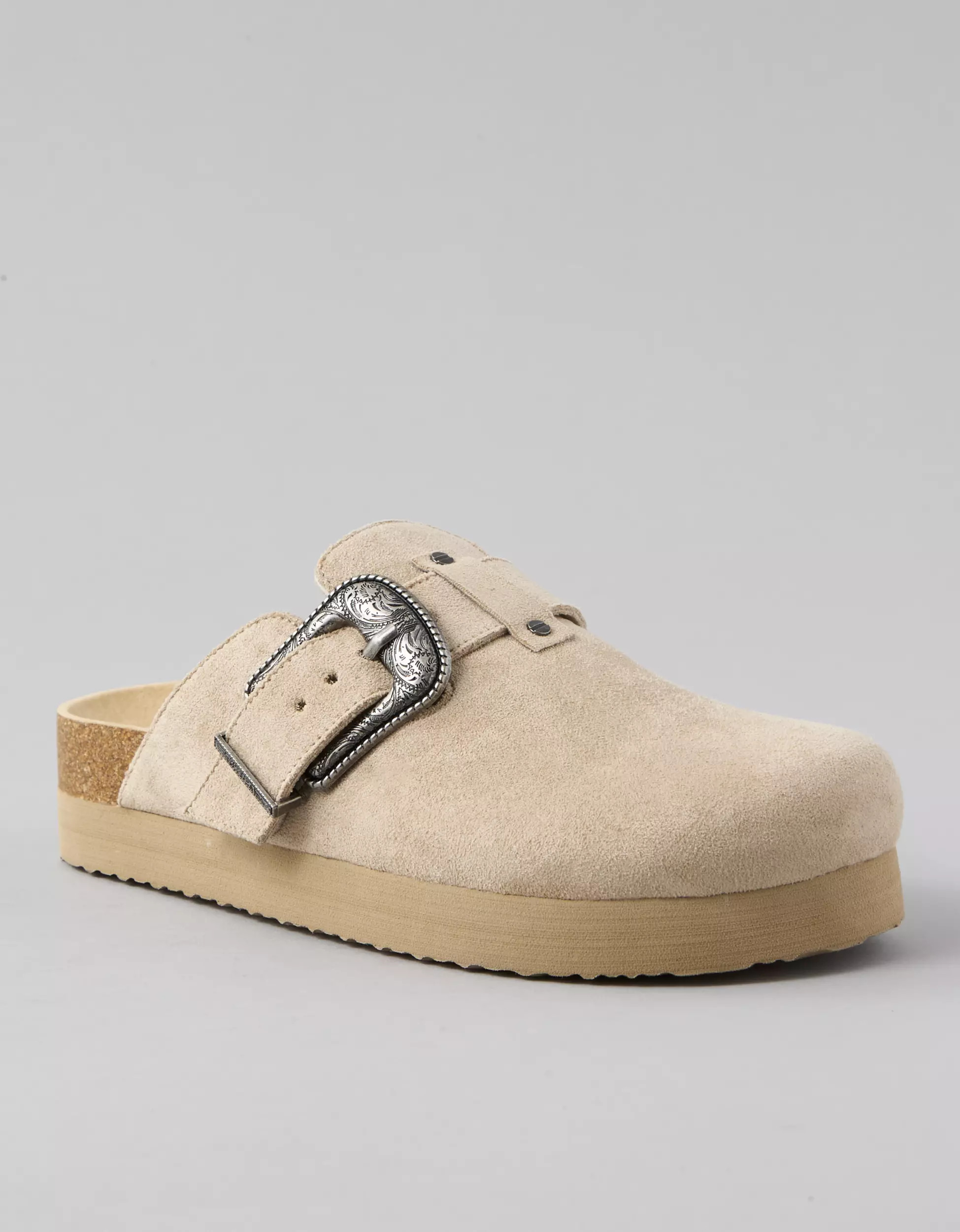 AE Western-Buckle Clog | American Eagle Outfitters (US & CA)