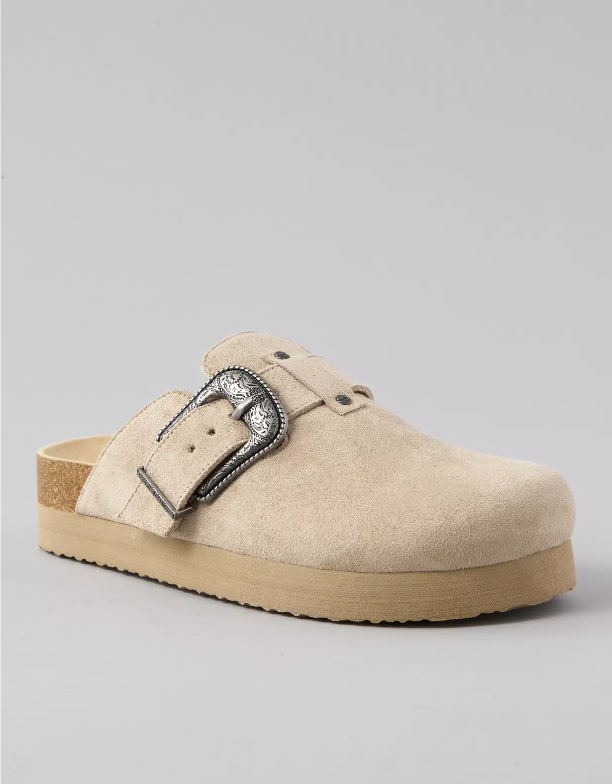 AE Western-Buckle Clog | American Eagle Outfitters (US & CA)