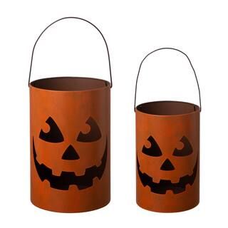 GlitzHome® Halloween Jack-O-Lantern Set | Michaels Stores