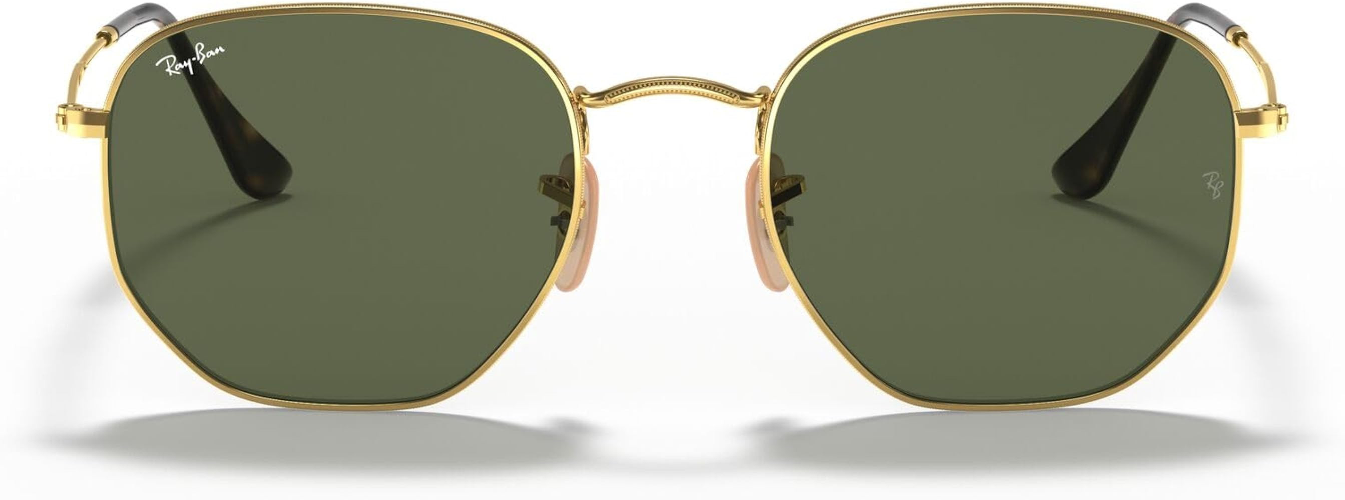 Ray-Ban RB3548N Hexagonal Flat Lens Hexagonal Sunglasses | Amazon (US)