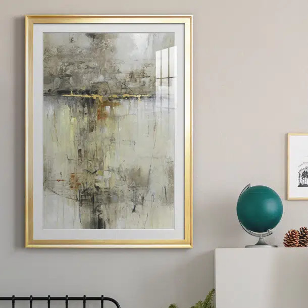 Scribble Veil II Framed On Paper Print | Wayfair North America