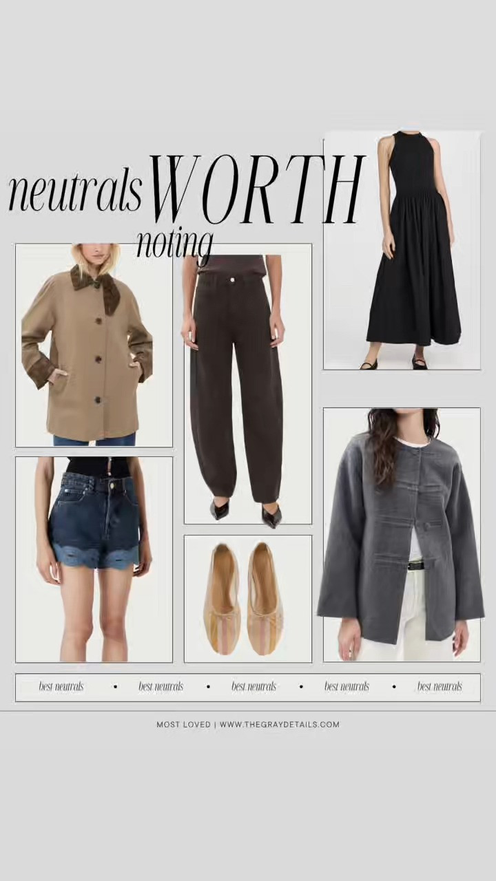 Excited to share a roundup of neutrals worth noting. If I were restarting my wardrobe, these are pieces I would consider. From denim, dresses, flats, jackets, and more! 

 #LTKgrwm #LTKootd #LTKWorkwear