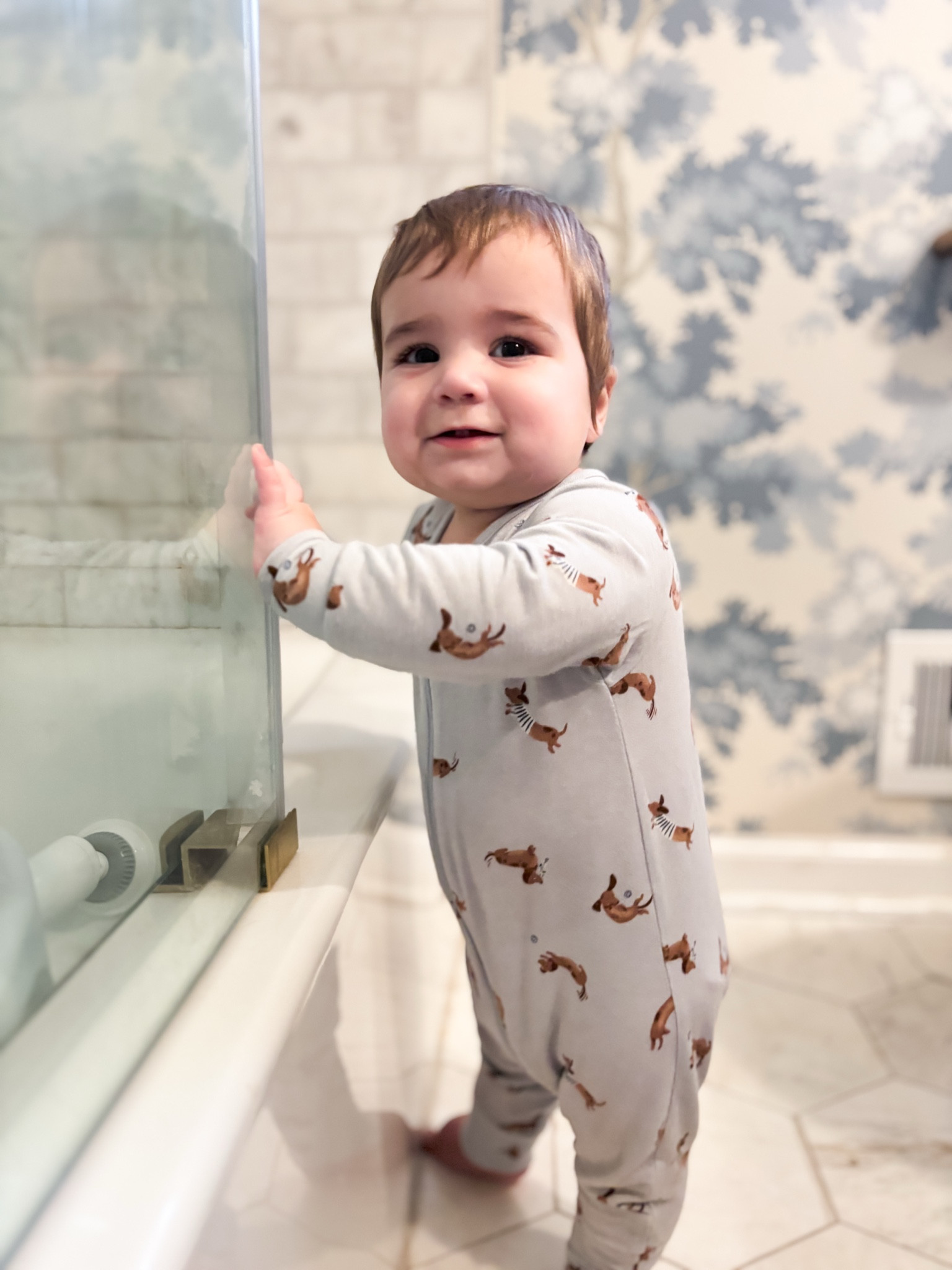 The cutest winter pjs!!!!! ❄️ 