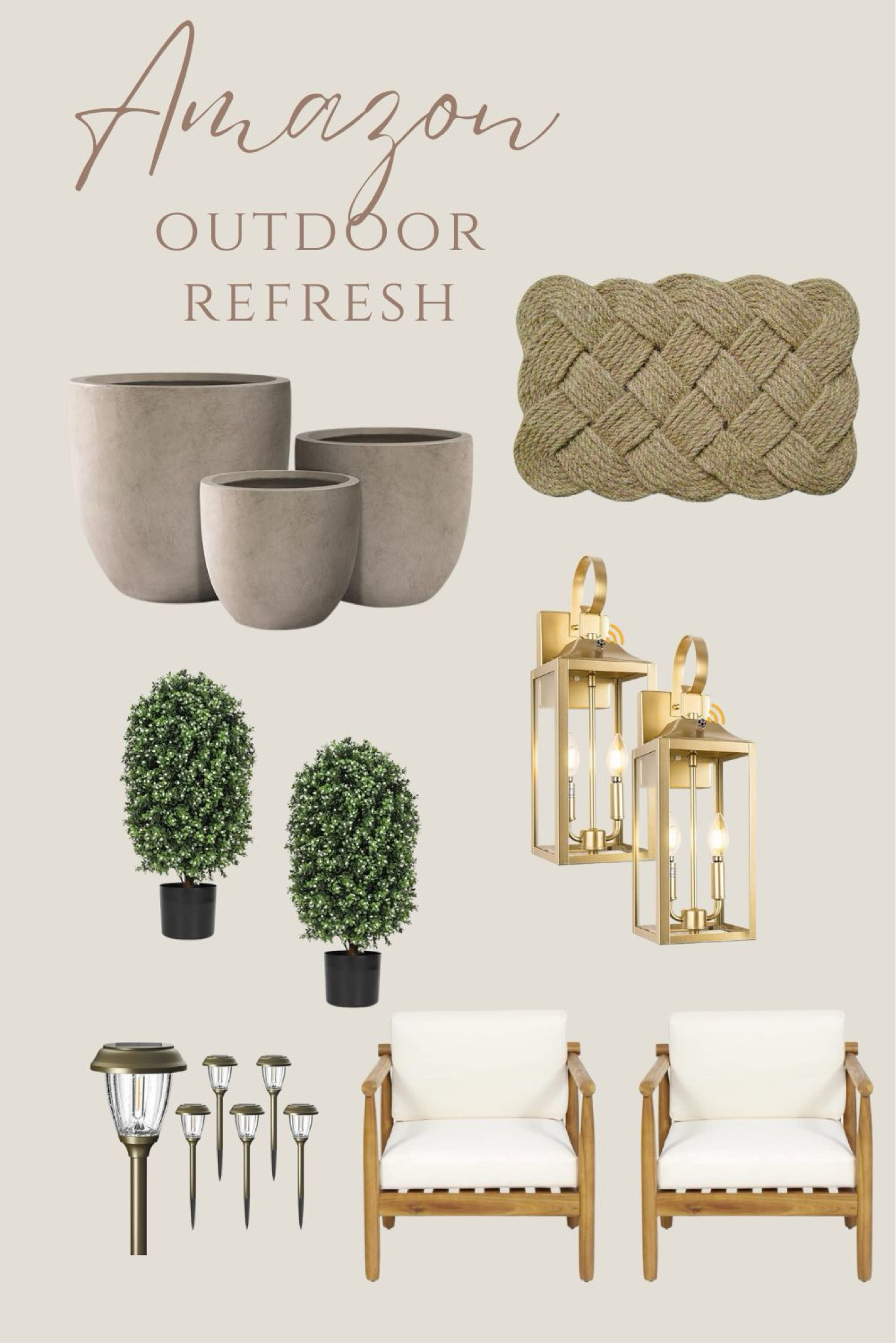 Outdoor refresh from Amazon!!

#LTKhome #LTKSeasonal #LTKstyletip