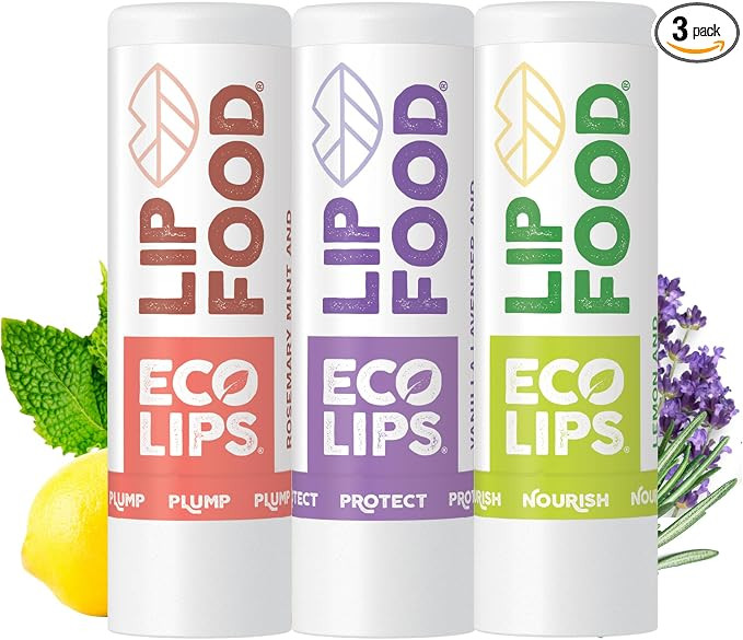 Eco Lips Lip Food - Nutrient Dense & Organic Lip Balm (Nourish, Plump and Protect) | Amazon (US)