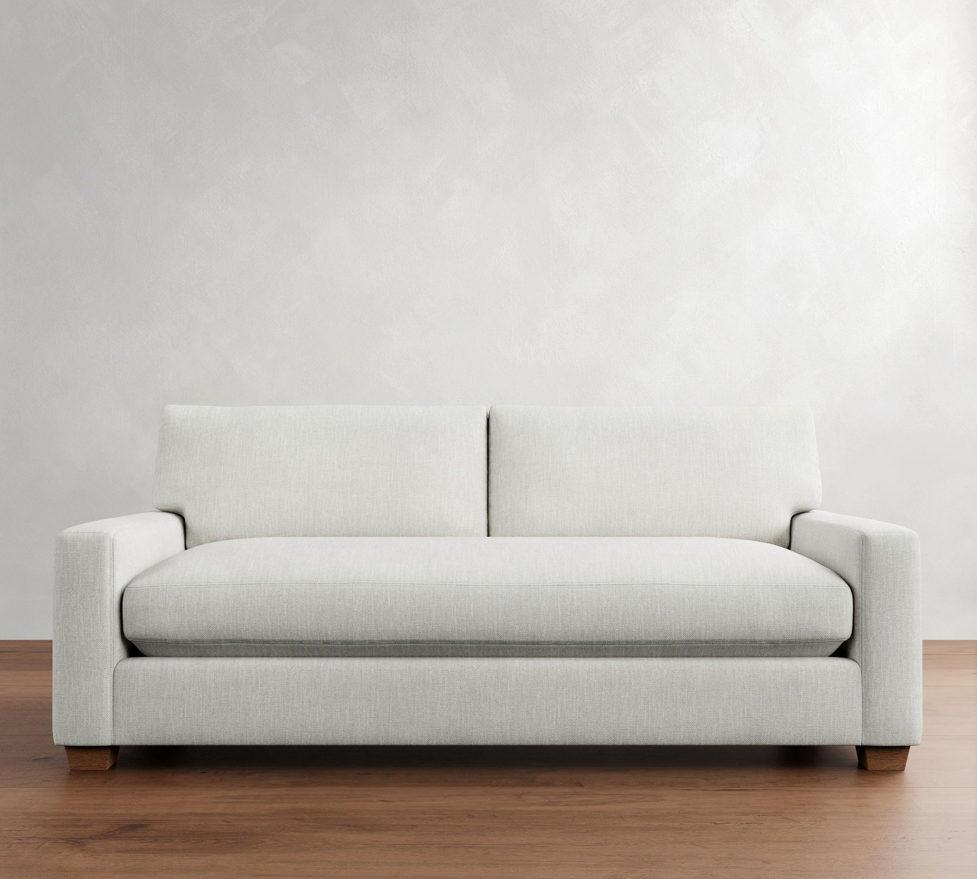 PB Comfort Modern Square Arm Sofa (62"-118") | Pottery Barn (US)