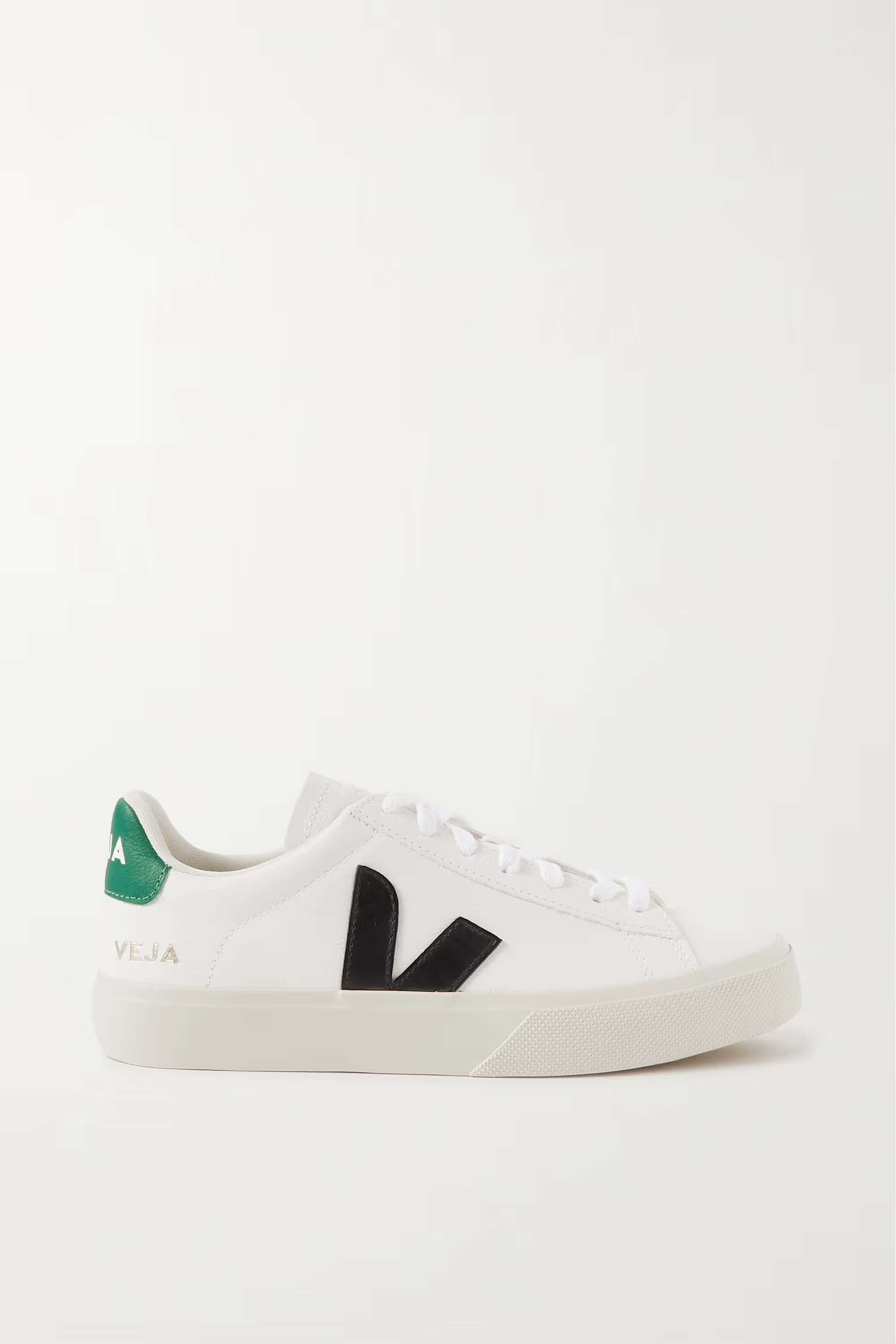 Campo rubber-trimmed leather sneakers | NET-A-PORTER (US)