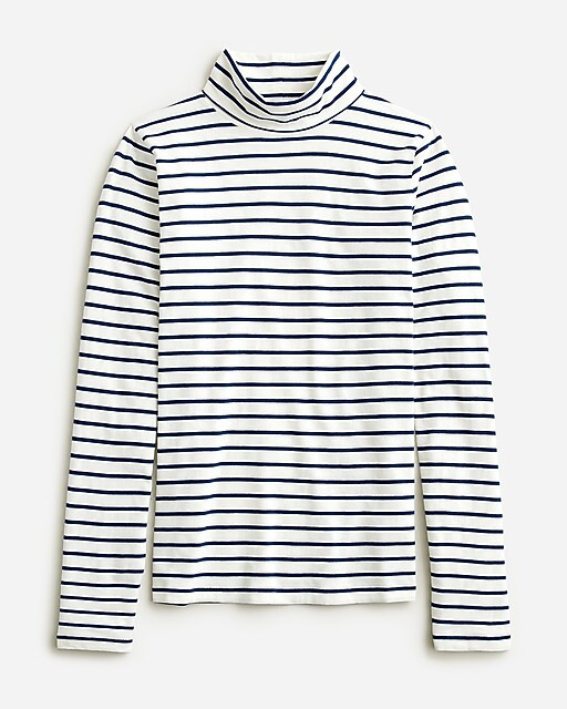Tissue turtleneck in stripe | J. Crew US