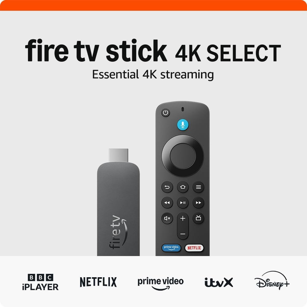 Amazon Fire TV Stick 4K Select (newest gen), start streaming in 4K, hundreds of thousands of film... | Amazon (UK)