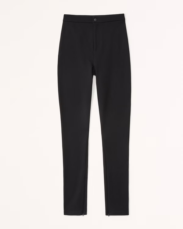 Women's Ponte Skinny Zip Legging | Women's Bottoms | Abercrombie.com | Abercrombie & Fitch (US)
