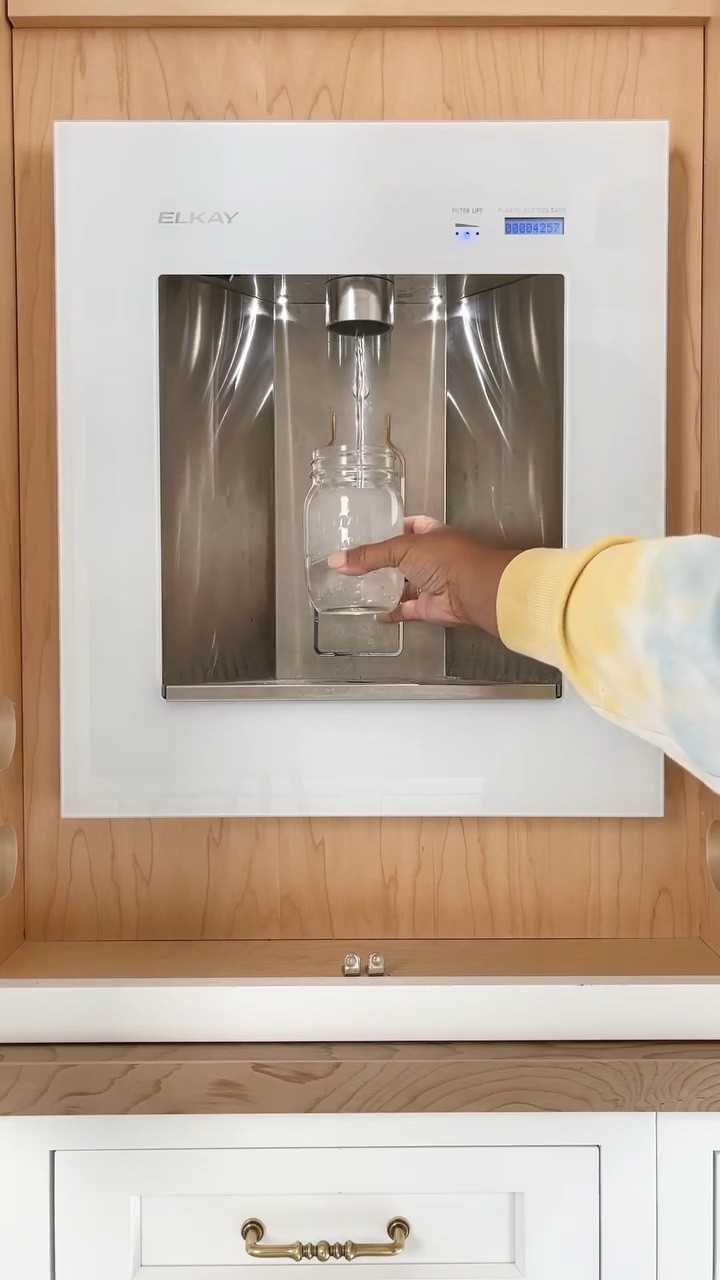 Elkay water dispenser from Amazon and GE nugget ice maker - pantry / kitchen design and inspo 

#LTKstyletip #LTKVideo #LTKhome
