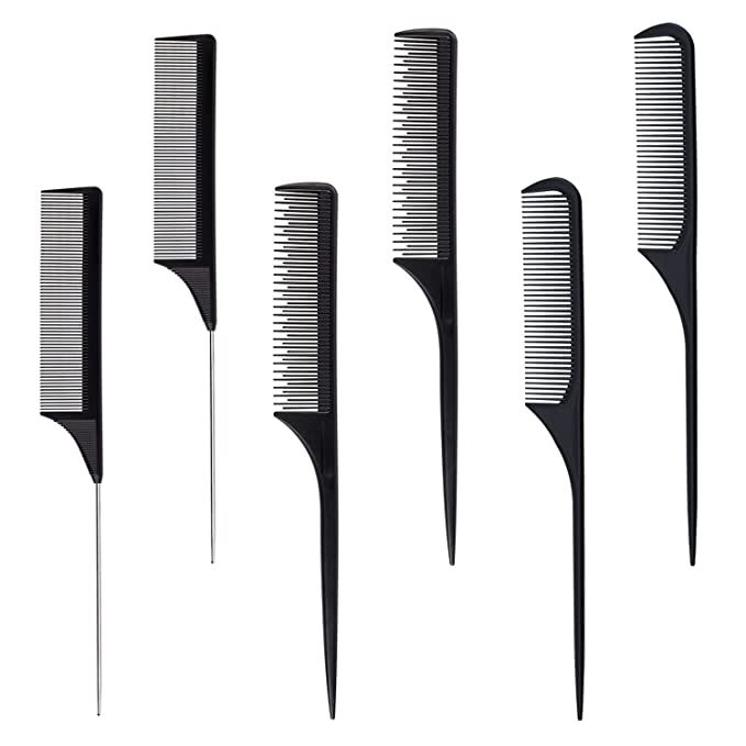 Carbon Fiber Hair Combs Set, General Styling Grooming Comb, Anti Static Heat Resistant Hairdressi... | Amazon (US)