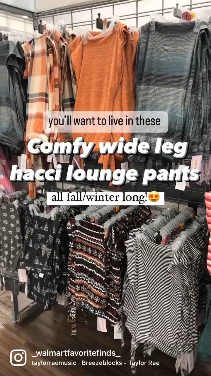These cozy wide leg lounge pants come in 12 different prints/colors. Linked the matching tops as well!







#walmart #walmartfashion #walmartstyle #walmartfinds #newatwalmart #lounge #loungewear #hacci #widelegbottoms #loungefly #loungeset #christmas #pajamas #pjs #holidaypajamas

#LTKHoliday #LTKSeasonal #LTKunder50