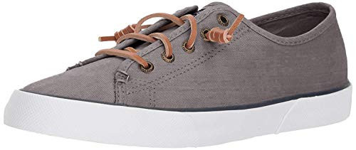 Sperry Women's Pier View Sneaker, Grey, 7.5 | Amazon (US)
