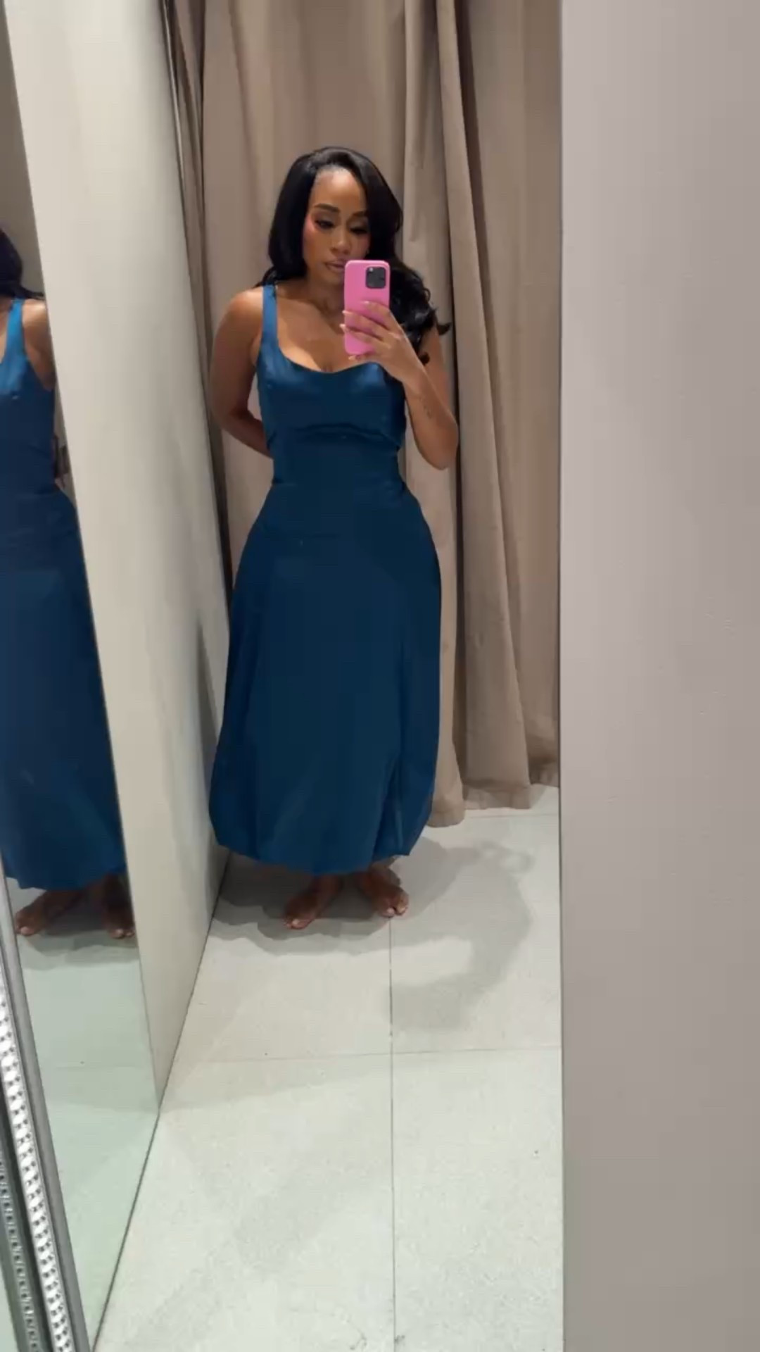 Blue midi dress with puffy hem! Party, photo, wedding  or gala dress inspo!

#LTKFindsUnder100 #LTKStyleTip #LTKWedding