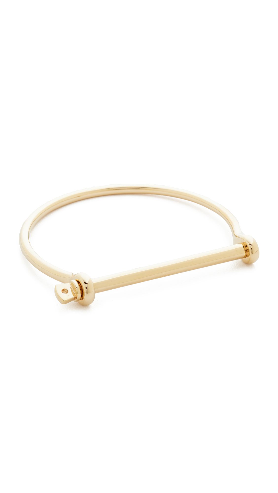 Thin Screw Cuff Bracelet | Shopbop