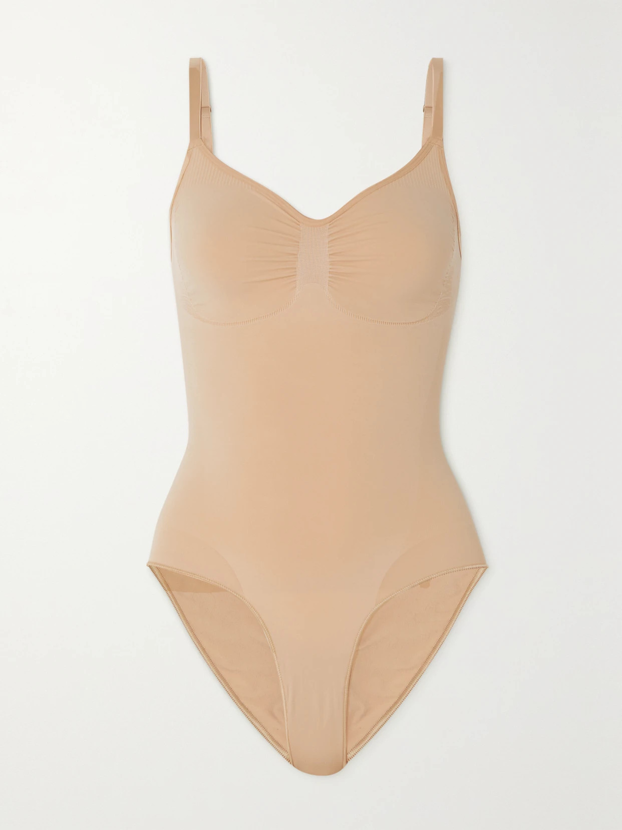 SKIMS - Seamless Sculpt Brief Bodysuit - Mica | NET-A-PORTER (UK & EU)