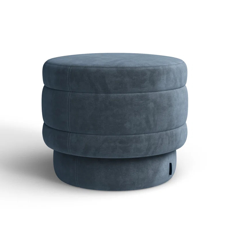 Noa Round Footstool Ottoman | Wayfair North America