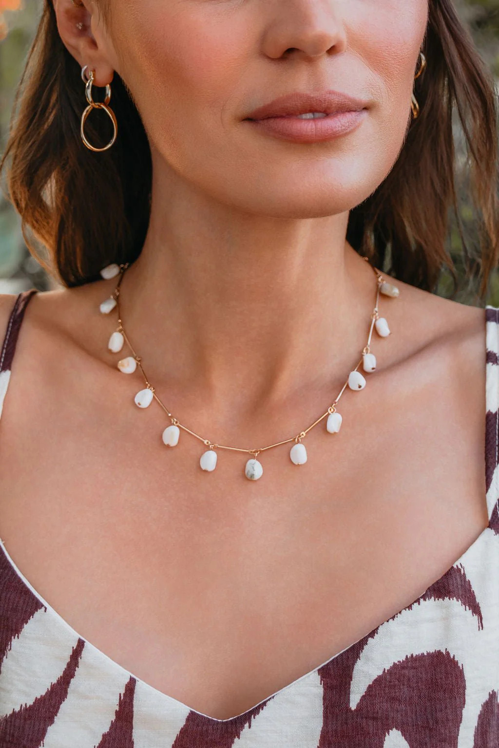 Women's Isla Pearl Beaded Necklace | Magnolia Boutique