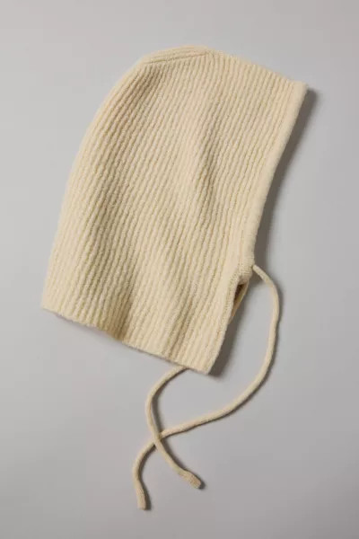 Ribbed Knit Hooded Balaclava | Urban Outfitters (US and RoW)