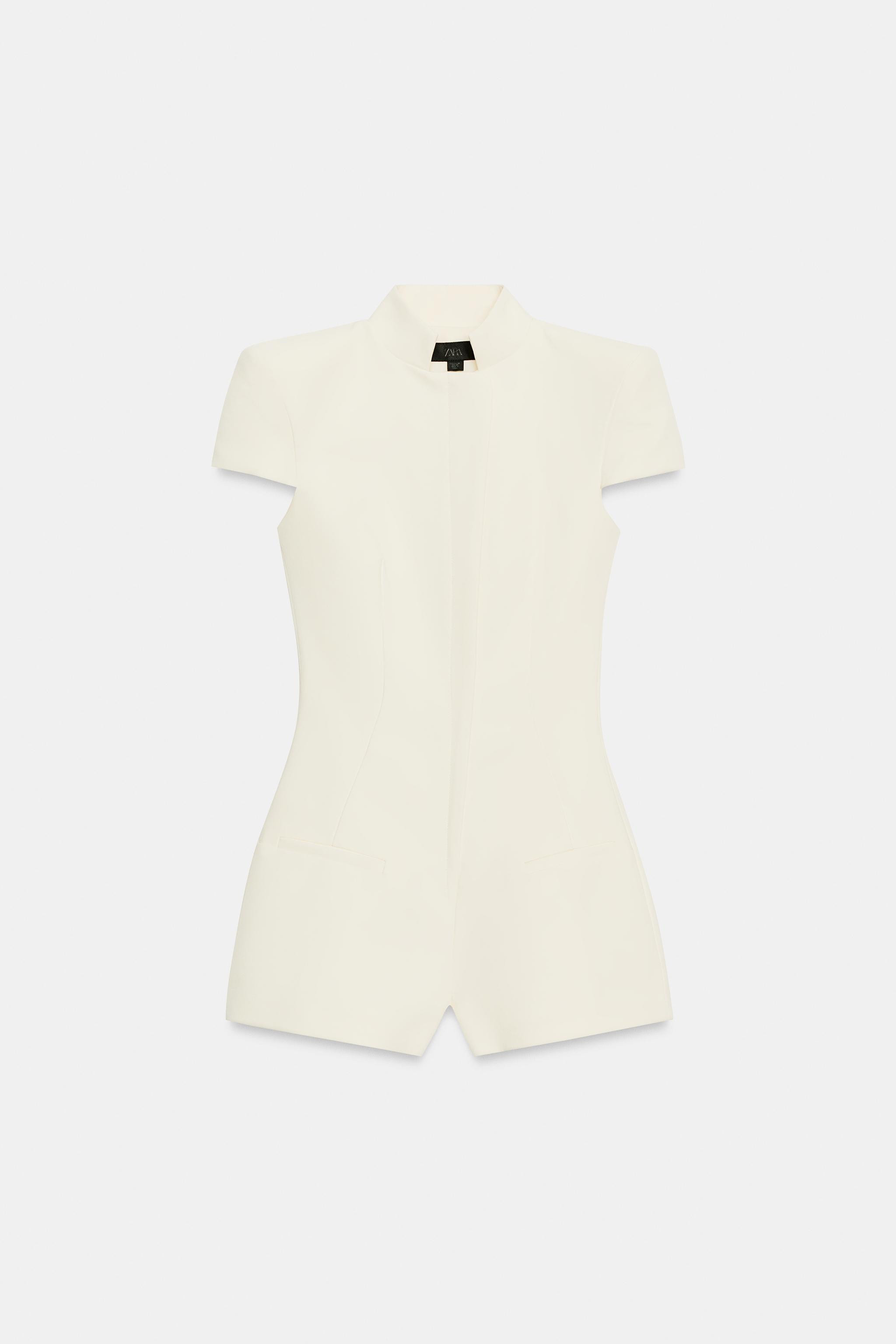 SHOULDER PAD ROMPER | Zara US
