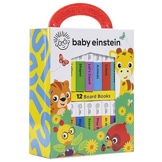 Baby Einstein - My First Library Board Book Block 12-Book Set - First Words, Alphabet, Numbers, a... | Amazon (US)