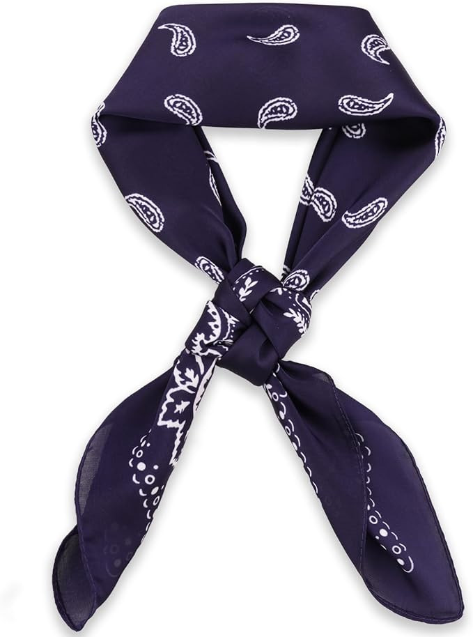 27.5” Satin Scarf - Super Soft & Lightweight Silky Head Bandanas, Versatile Fashion Scarf for W... | Amazon (US)
