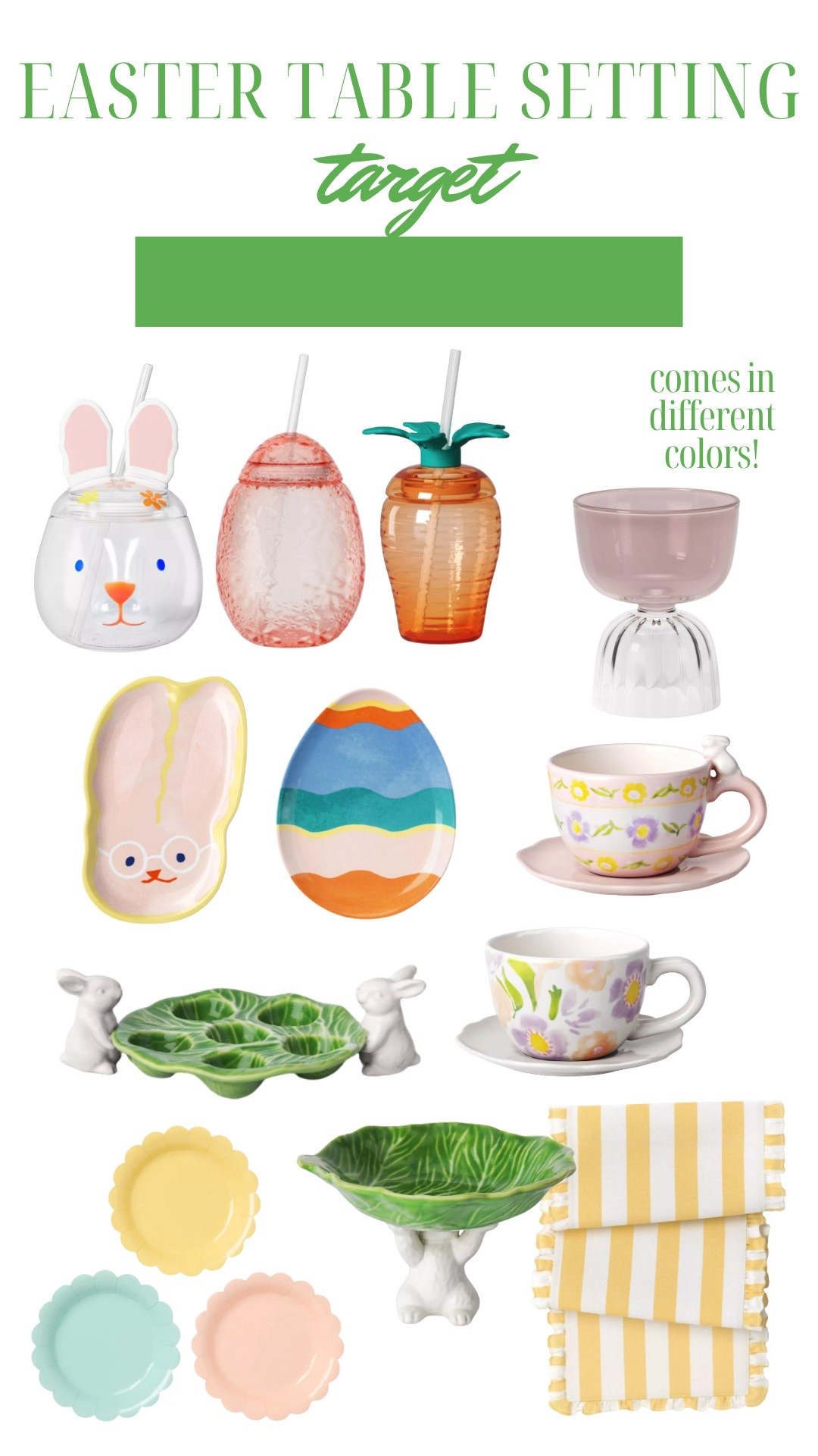 Cute Easter table settings from Target!

#LTKSeasonal #LTKFindsUnder100 #LTKHome