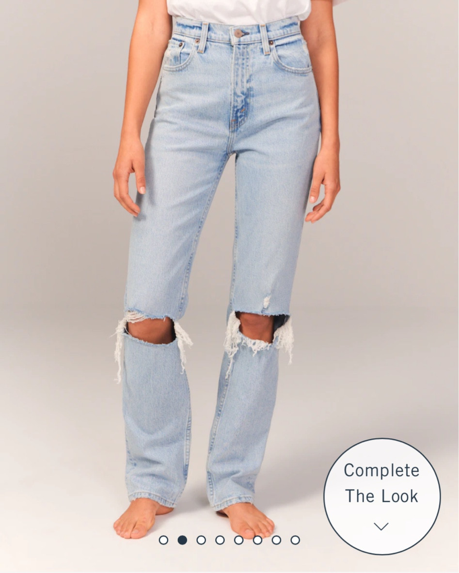 Abercrombie Ultra High Rise 90s Straight Jean

#LTKGiftGuide #LTKsalealert #LTKunder100