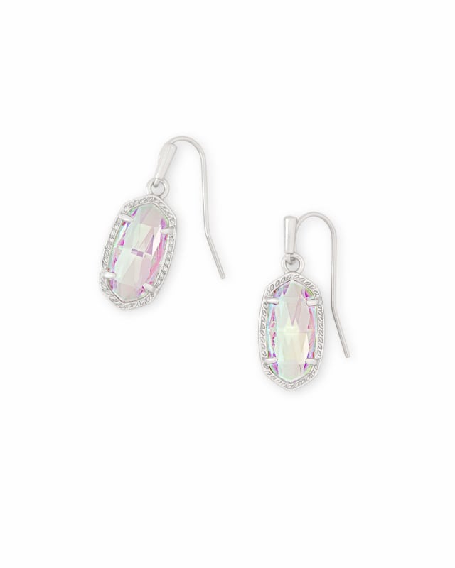 Lee Silver Drop Earrings in Dichroic Glass | Kendra Scott | Kendra Scott