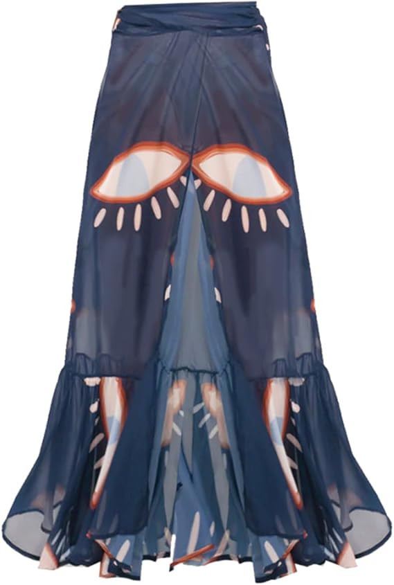 Women's Swimsuit Cover up Sarong Chiffon Beach Bikini Pareo Wrap | Amazon (US)