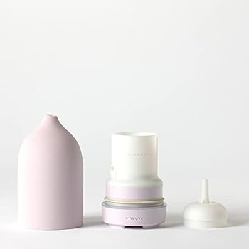 Vitruvi Stone Diffuser, Ceramic Ultrasonic Essential Oil Diffuser for Aromatherapy, Lavender | Amazon (US)