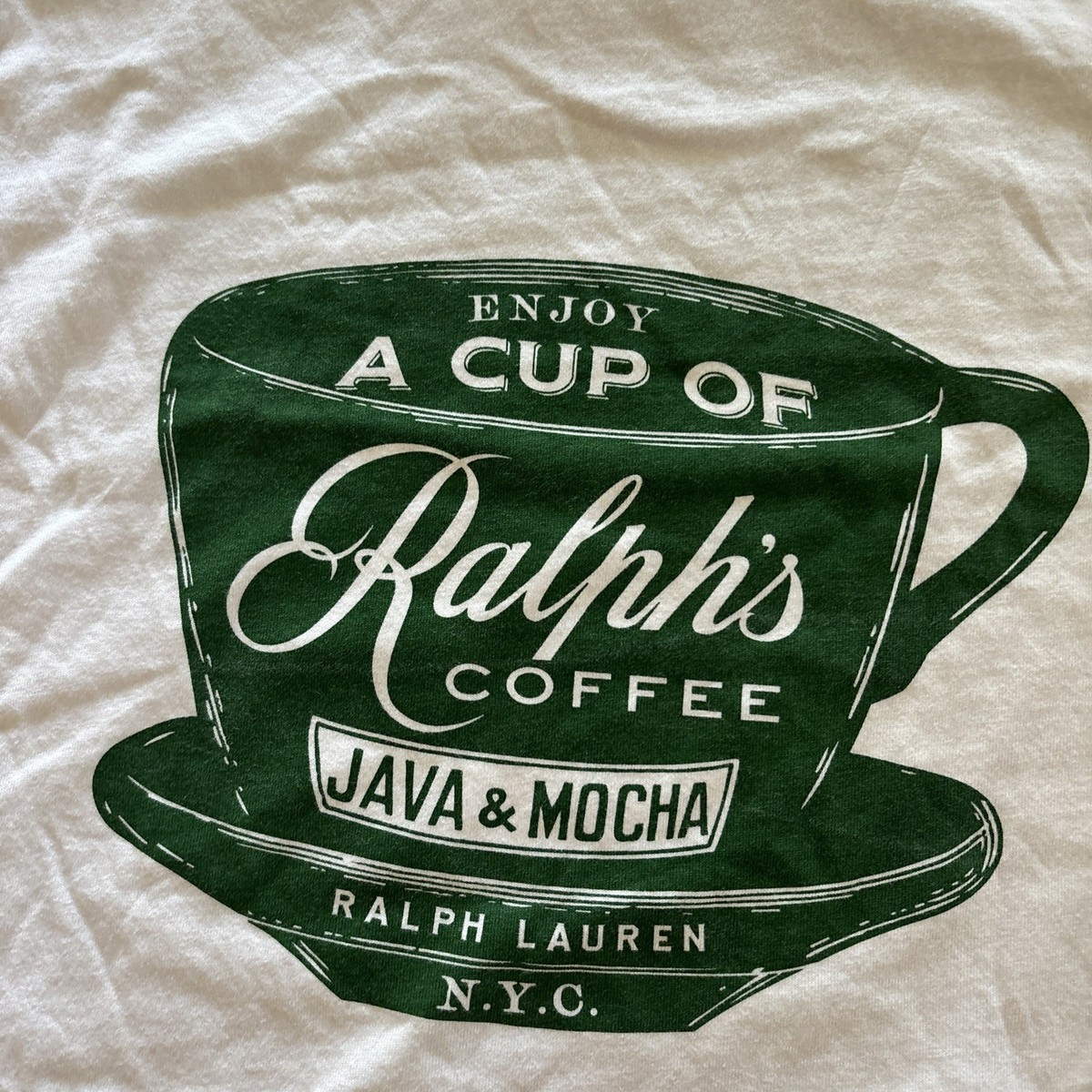 Polo Ralph Lauren Limited Ralph’s Coffee T-shirt Long Sleeve Large | eBay US