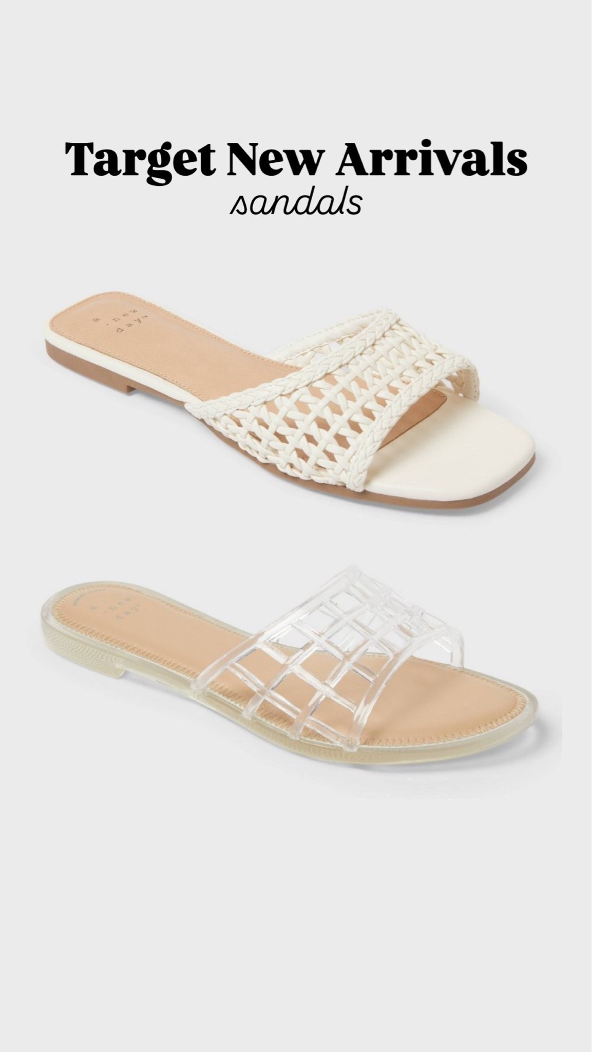 Target new arrivals
Sandals 30% off

#LTKSaleAlert