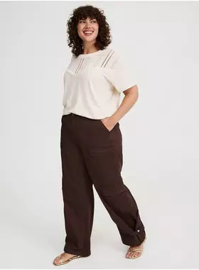 High-Rise Baggy Cargo Wide Leg Pant | Torrid (US & Canada)