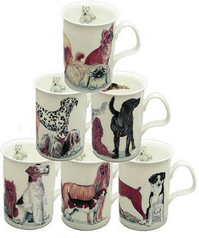 Roy Kirkham Lancaster Mug, Dogs Galore, Set of 6 | Amazon (US)
