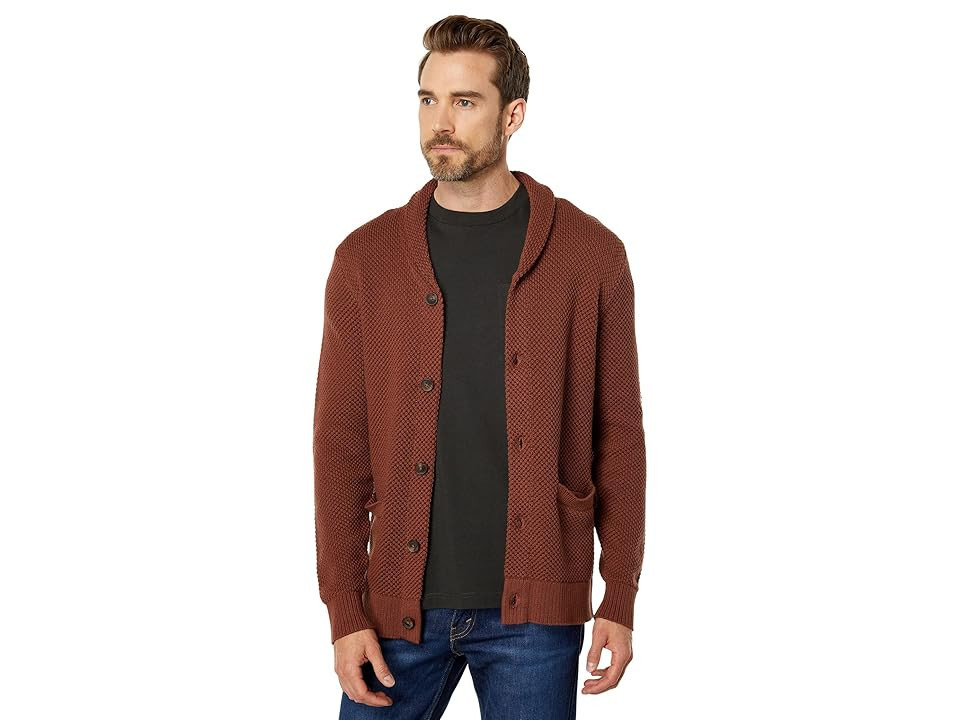 Taylor Stitch The Crawford Sweater Men's Clothing Rust : 2XL (46), Cotton | Zappos