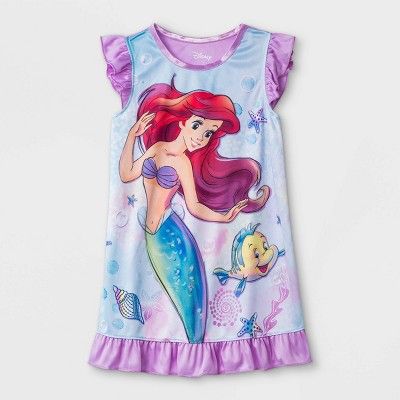 Toddler Girls' Ariel Nightgown - Purple | Target