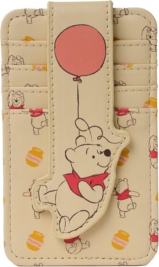 Disney Card Holder Women Slim Compact Wallet Small (Winnie the Pooh Yellow) | Amazon (US)