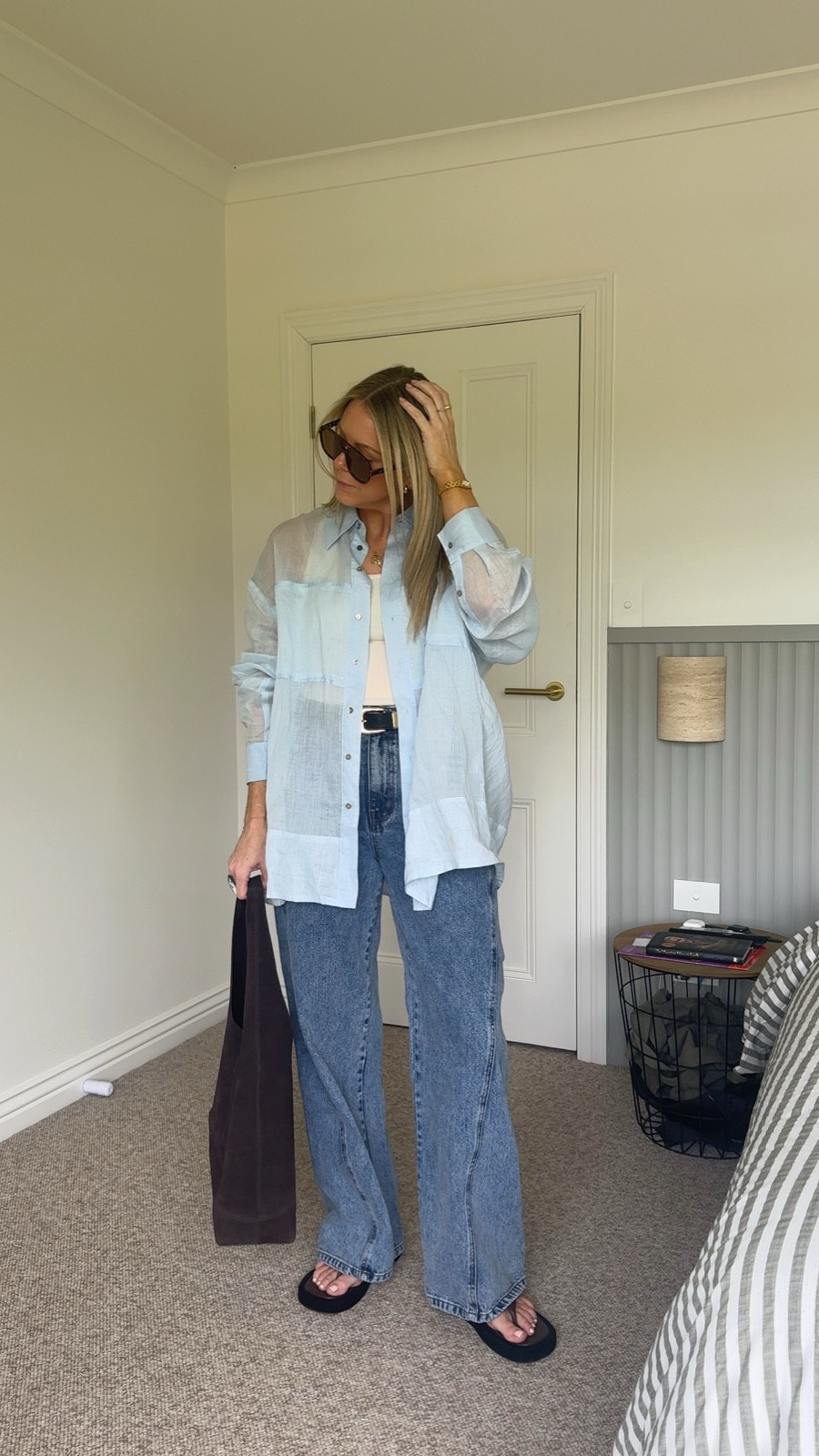 A very Dissh casual outfit - I’m in a 12 in the jeans, medium in the tank and a 10 in the shirt x

#LTKstyletip #LTKspring #LTKaustralia